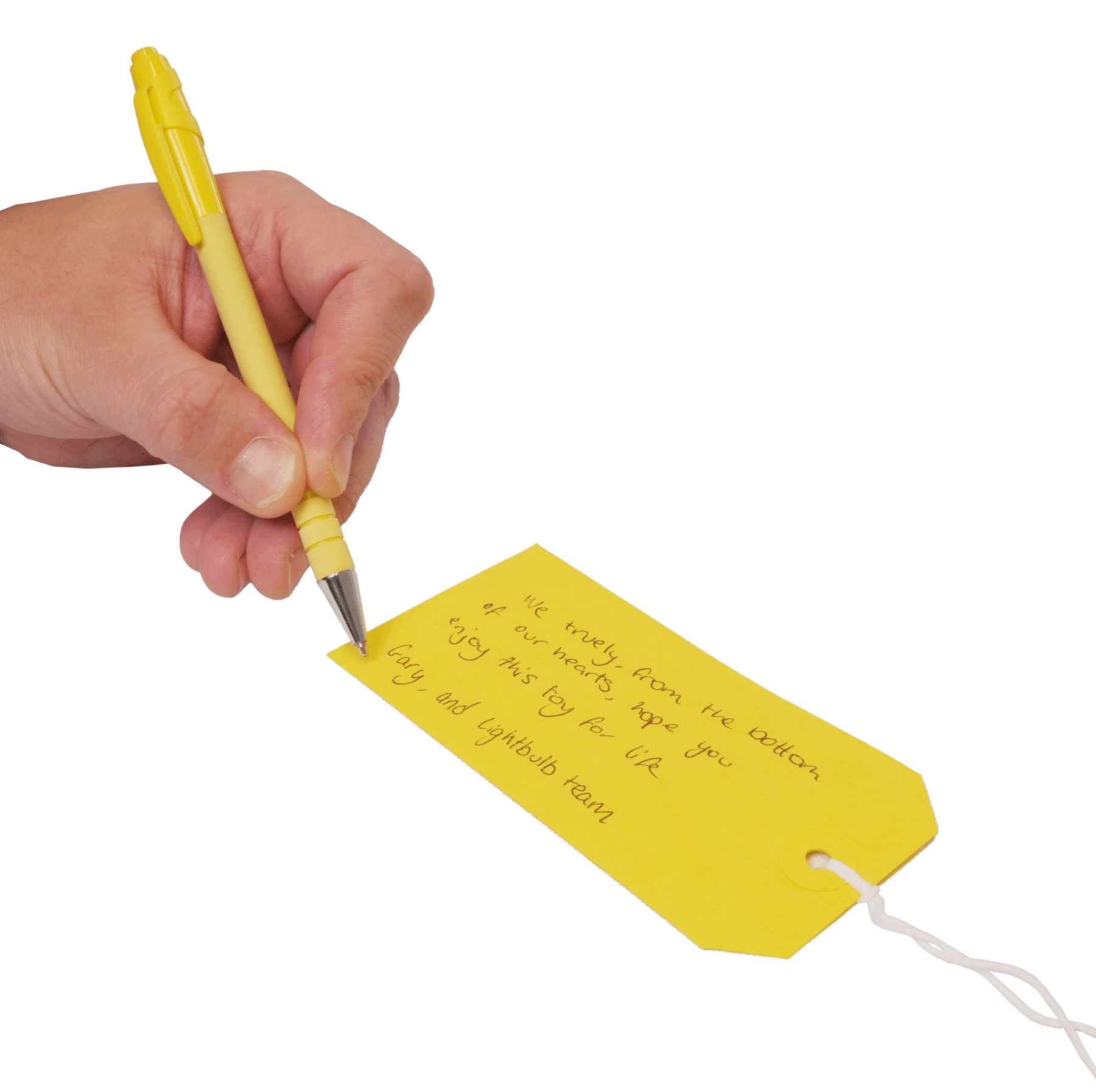 Gift Tag/ Toy For Life/Corporate Team Building/Lightbulb Teams 