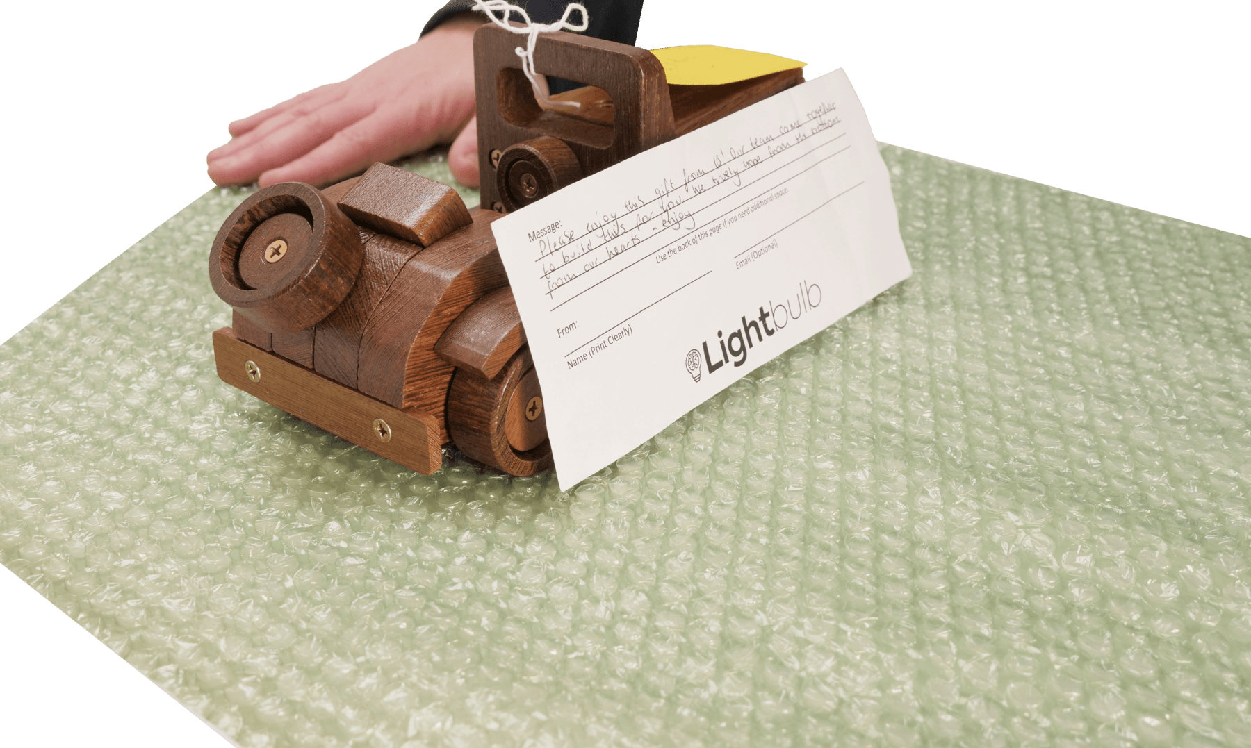 Bubble Wrap Car/Toy For Life/Corporate Team Building/Lightbulb Teams